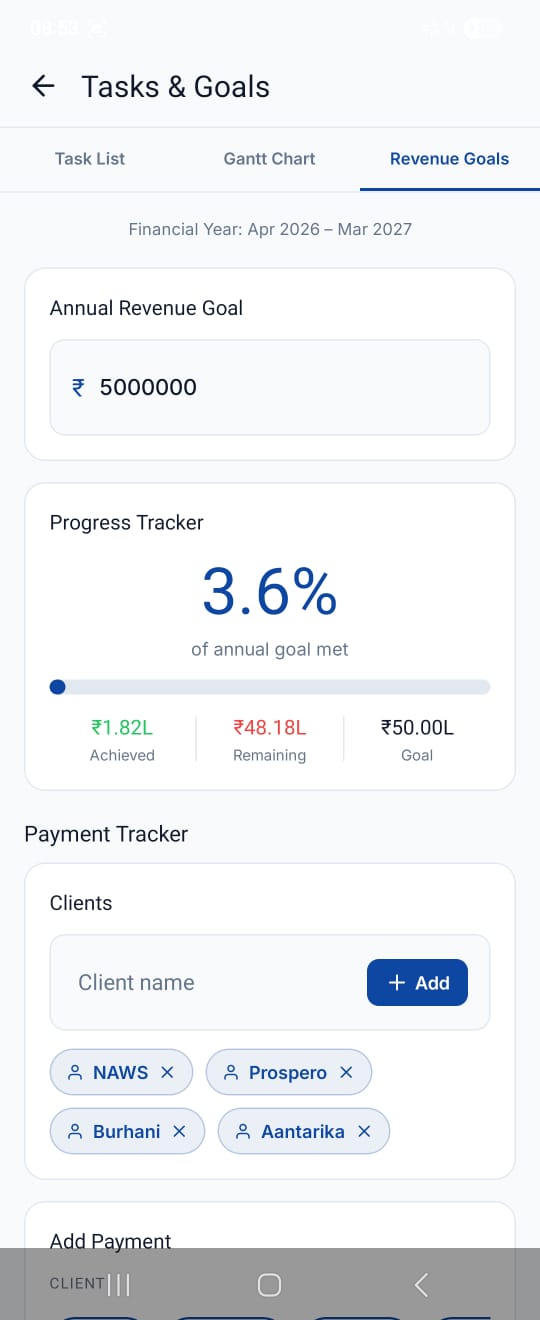 LeadBlink Revenue Goals